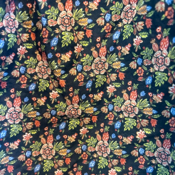 DÔEN Floral Print Square Neckline Blouse - Picture 4 of 5